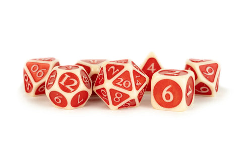 Enamel Acrylic Polyhedral Gaming Dice Sets