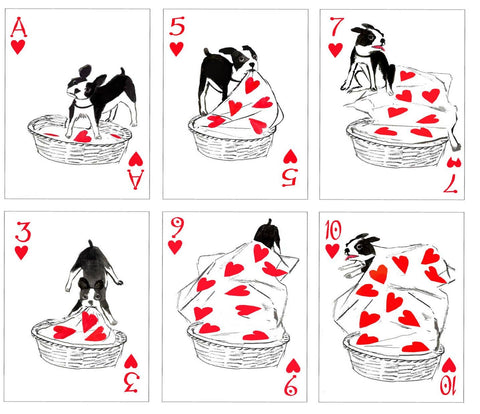 Pack of Dogs Playing Cards - Tabletop Bookshelf