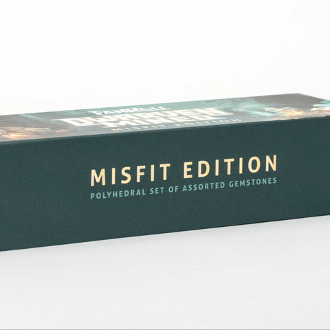 Green box with 'Misfit Edition' text on a white background