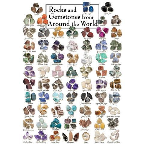 Rocks & Gemstones from Around the World 1000 Piece Puzzle