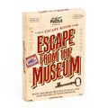Box of 'Escape from the Museum' mini escape room game by Professor Puzzle on a white background