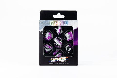 Pride Silicone Polyhedral Gaming Dice Set