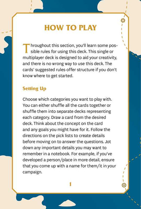 Ultimate RPG Worldbuilding Deck