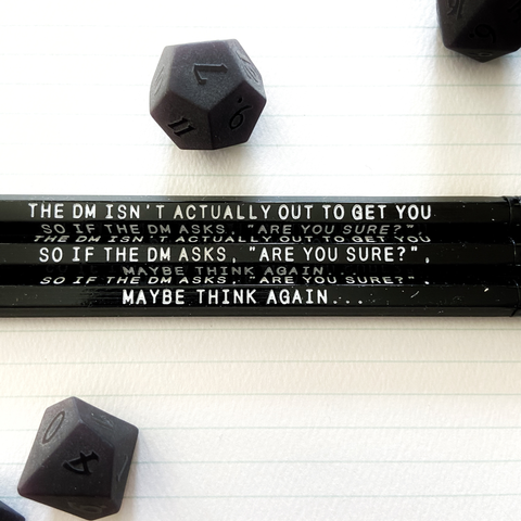 TTRPG Metagaming Pencils
