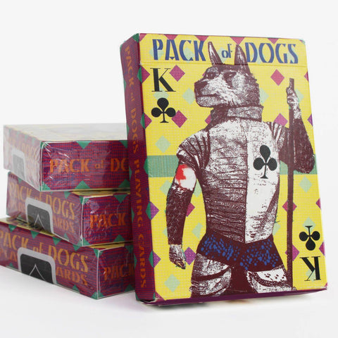 Pack of Dogs Playing Cards - Tabletop Bookshelf