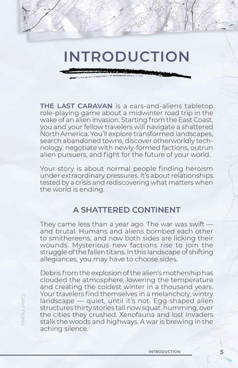 The Last Caravan: A Cars and Aliens Roleplaying Game