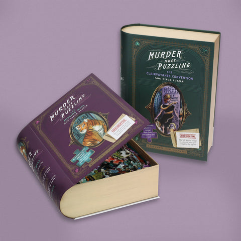Murder Most Puzzling: The Clairvoyants' Convention 500-Piece Jigsaw Puzzle [SCRATCH & DENT]