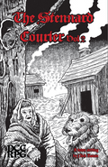 Cover of 'The Stennard Courier Vol 2' with a black and white illustration of a woman and dog in front of a cabin.