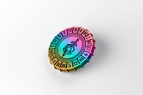 Metallic D20 Spinner