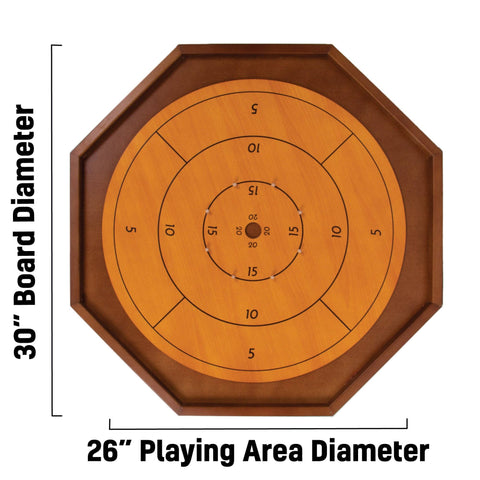 Crokinole Board: 30-inch Tournament Edition