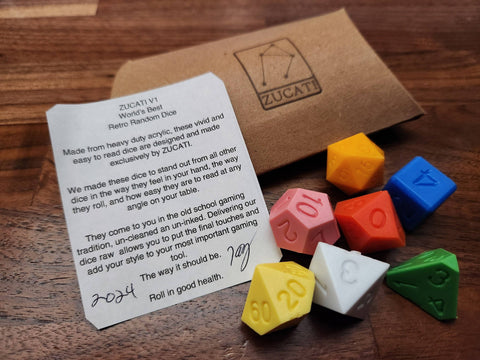 Mystery Dice - Zucati V1 Perfect Plastic