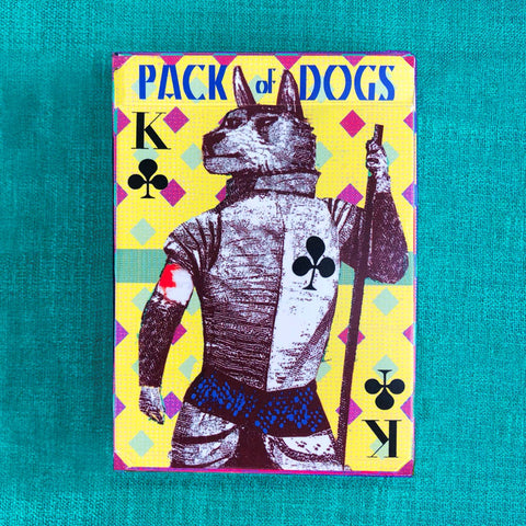 Pack of Dogs Playing Cards - Tabletop Bookshelf