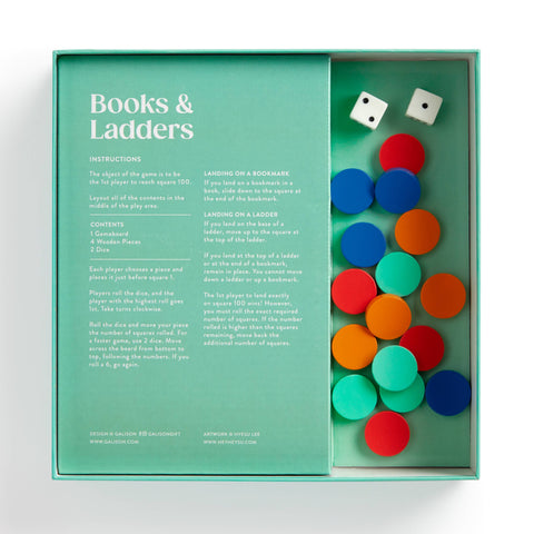 Books and Ladders Classic Board Game