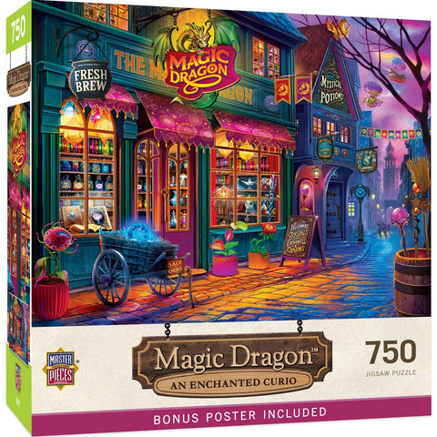 Magic Dragon - An Enchanted Curio 750 Piece Jigsaw Puzzle
