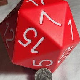 Zucati Big Foam Dice - 4" Polyhedral Set