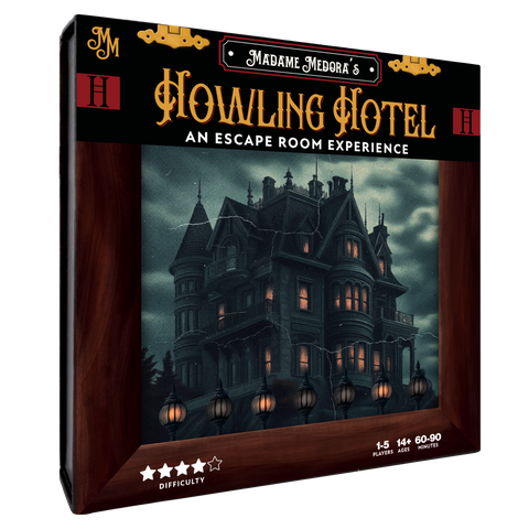 Madame Medora’s Howlin’ Hotel – Escape Room Board Game