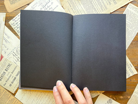 The Oracle - Black Paper Sketchbook