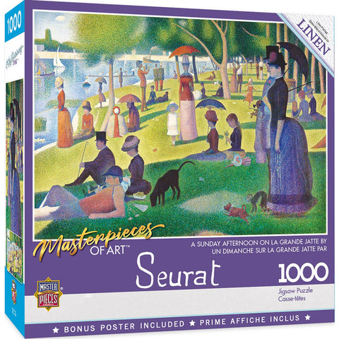 Masterpieces of Art - La Grande Jatte 1000 Piece Puzzle