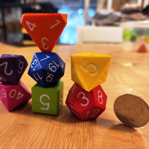 Zucati Big Foam Dice - 1" Polyhedral Set