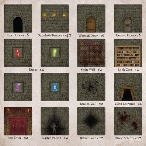 The Master's Maze Dungeon Walls