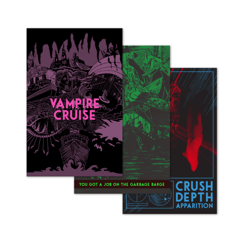 Franck Adventure Zine Bundle - Tabletop Bookshelf