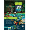 Board game packaging for 'Deep Regrets' with game pieces and cards displayed.
