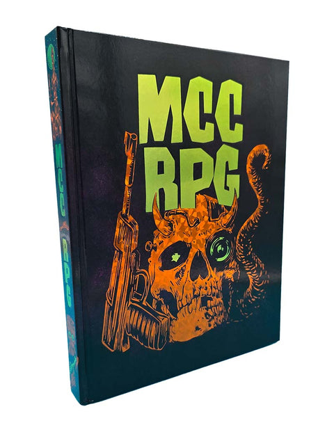 Mutant Crawl Classics RPG Core Rulebook - Fluorescent Demon Skull Edition