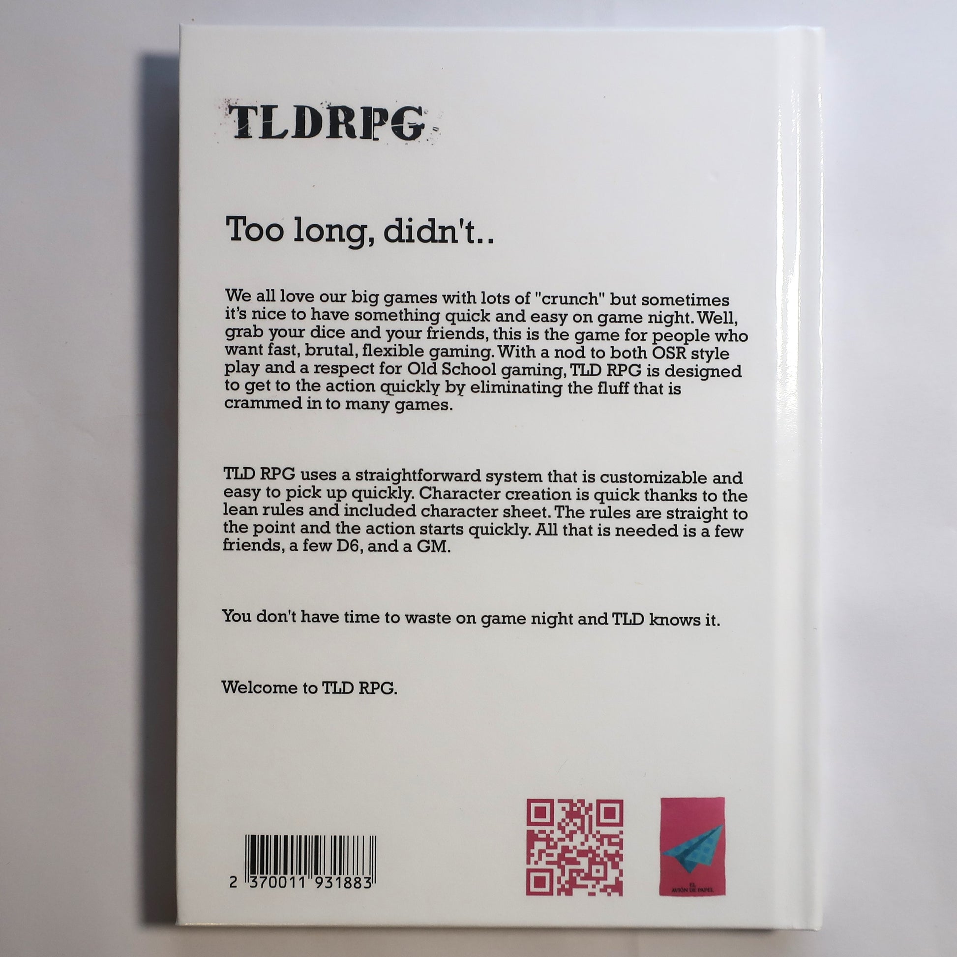 TLD RPG - Tabletop Bookshelf