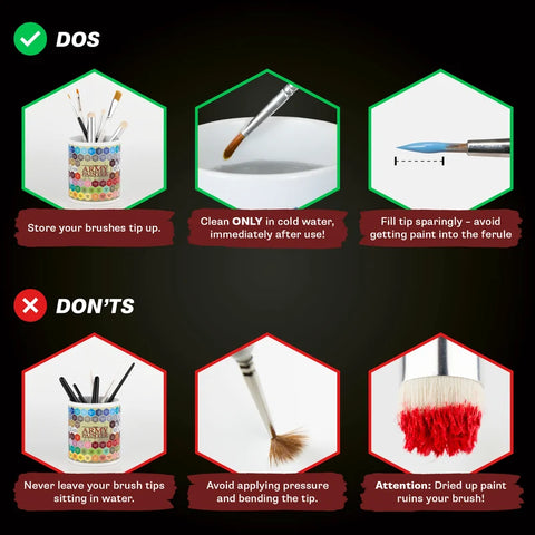 Wargamer: Most Wanted Brush Set
