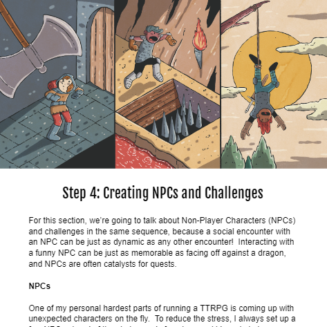 Making a Tabletop RPG for Your Particular Kid