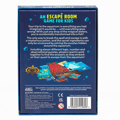 Escape from the Aquarium Mini Escape Room Game