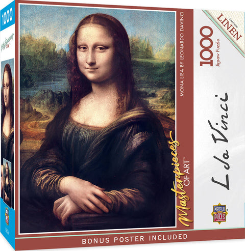 Masterpieces of Art - Mona Lisa 1000 Piece Puzzle