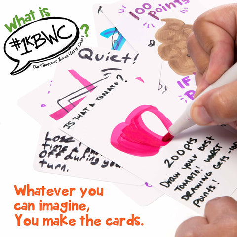 #1KBWC - 1,000 Blank White Cards Starter Set