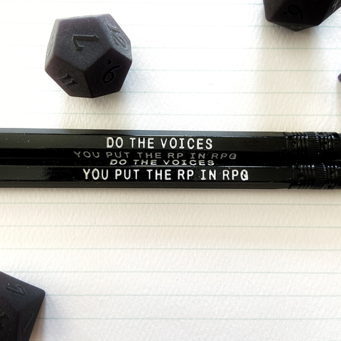 TTRPG Metagaming Pencils