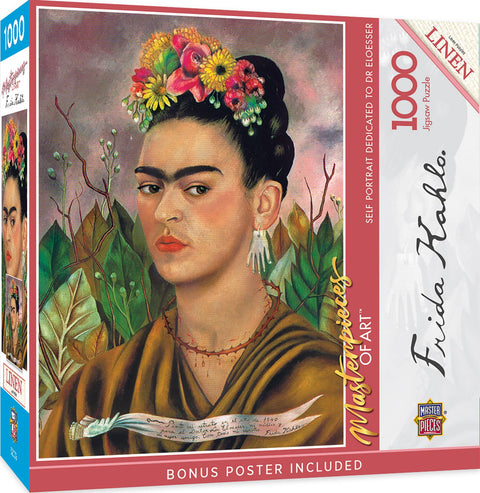 Masterpieces of Art - Frida Kahlo 1000 Piece Puzzle