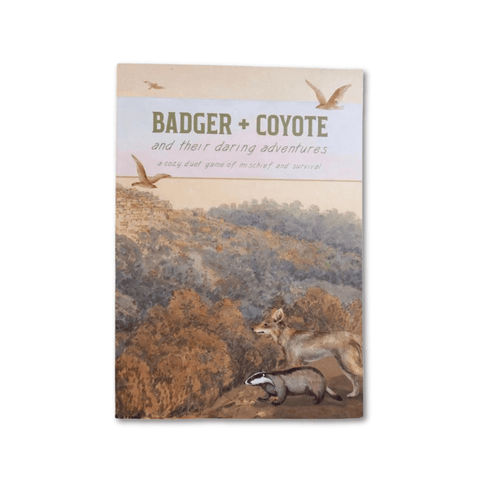 Badger + Coyote and their daring adventures - Tabletop Bookshelf