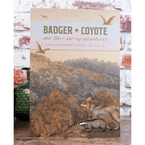 Badger + Coyote and their daring adventures - Tabletop Bookshelf