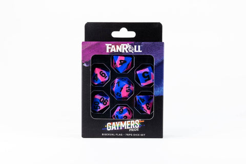 Pride Silicone Polyhedral Gaming Dice Set