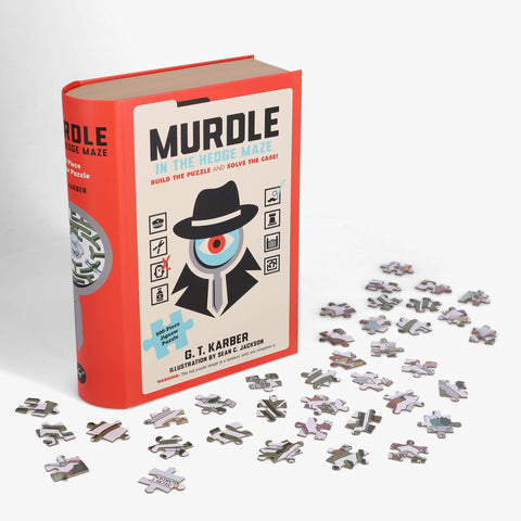 Murdle in the Hedge Maze 500-Piece Jigsaw Puzzle