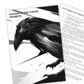 Be Like a Crow - Tabletop Bookshelf