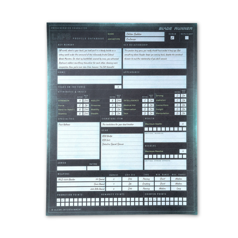 Blade Runner RPG - Starter Set