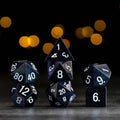Mystic Mines Gemstone Poly Dice Sets - Tabletop Bookshelf