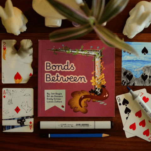 Bonds Between - Tabletop Bookshelf