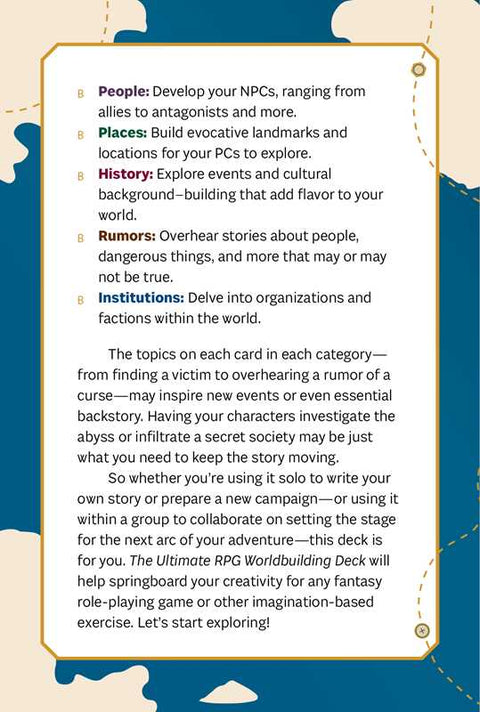 Ultimate RPG Worldbuilding Deck