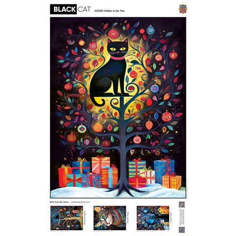 Black Cat - Hidden in the Tree 300 Piece EZ Grip Jigsaw Puzzle