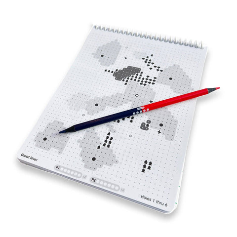 Paper Apps™ DUO GOLF XL - Two-Player Notebook Game