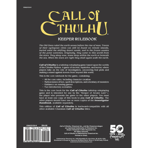 Call of Cthulhu: Chaosium’s 50th Anniversary Slipcase Set