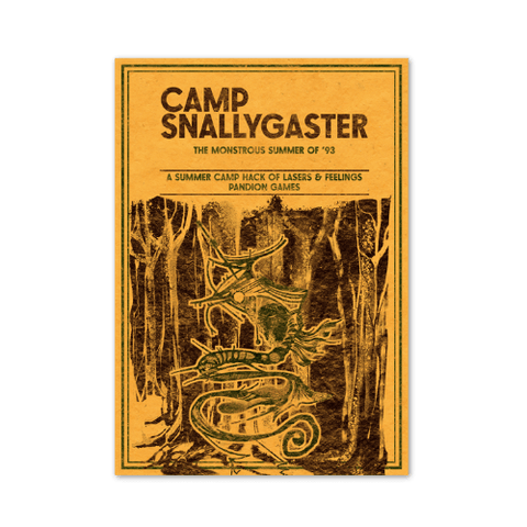 Camp Snallygaster - Tabletop Bookshelf