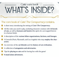 Text describing the contents of a 'Cats! The Conspiracy' core book