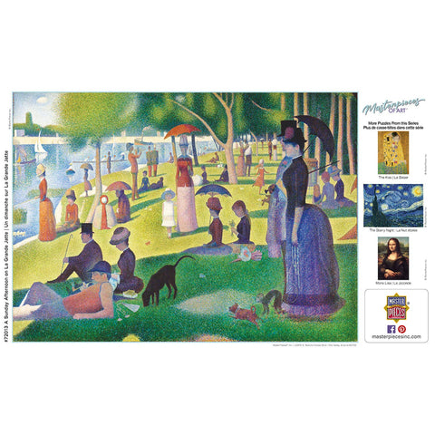 Masterpieces of Art - La Grande Jatte 1000 Piece Puzzle